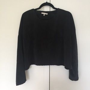 Oak + Fort Corduroy Long Sleeved Crop Top